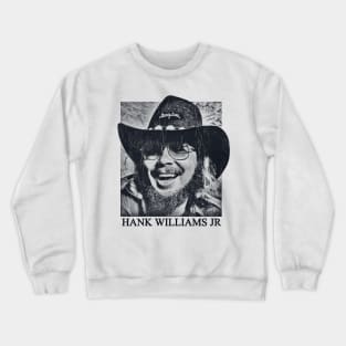 Retro vintage Hank Williams Jr Crewneck Sweatshirt